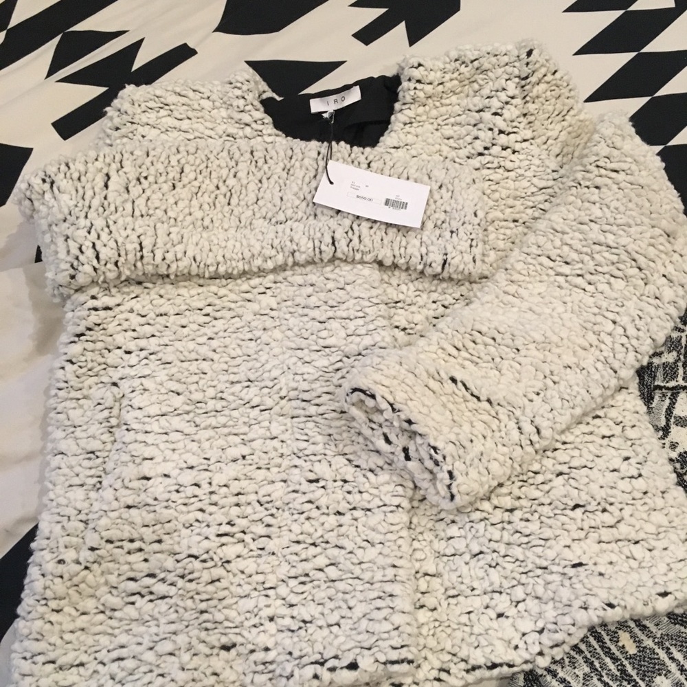 "NOT FOR SALE" IRO Twiggy crop jacket - Picture 6 of 6